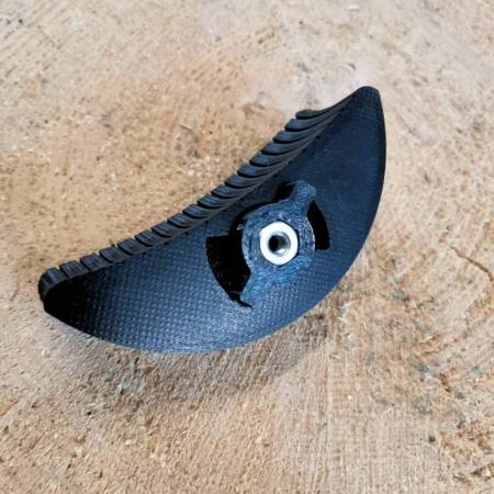 Bottom view of the ROCKET Regulator Footstop