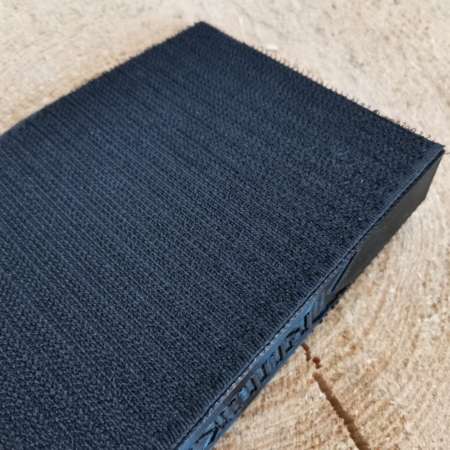 Detail of the velcro on the ROCKET Torque Block