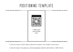 Positioning Template Gravity Plate